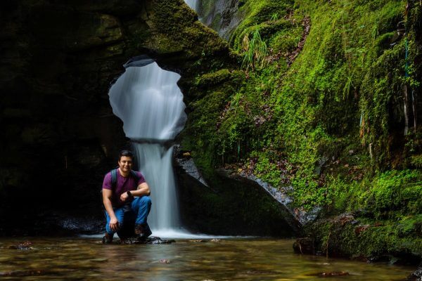 Language Tree student at St Nectans Glen.