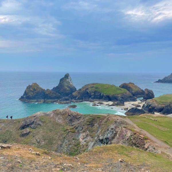 View of Kynance Cove, Cornwall.