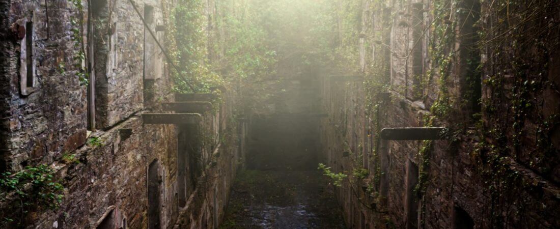 Bodmin Jail before the renovations.