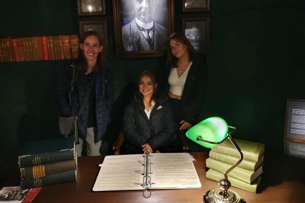 Students visiting Bodmin Jail