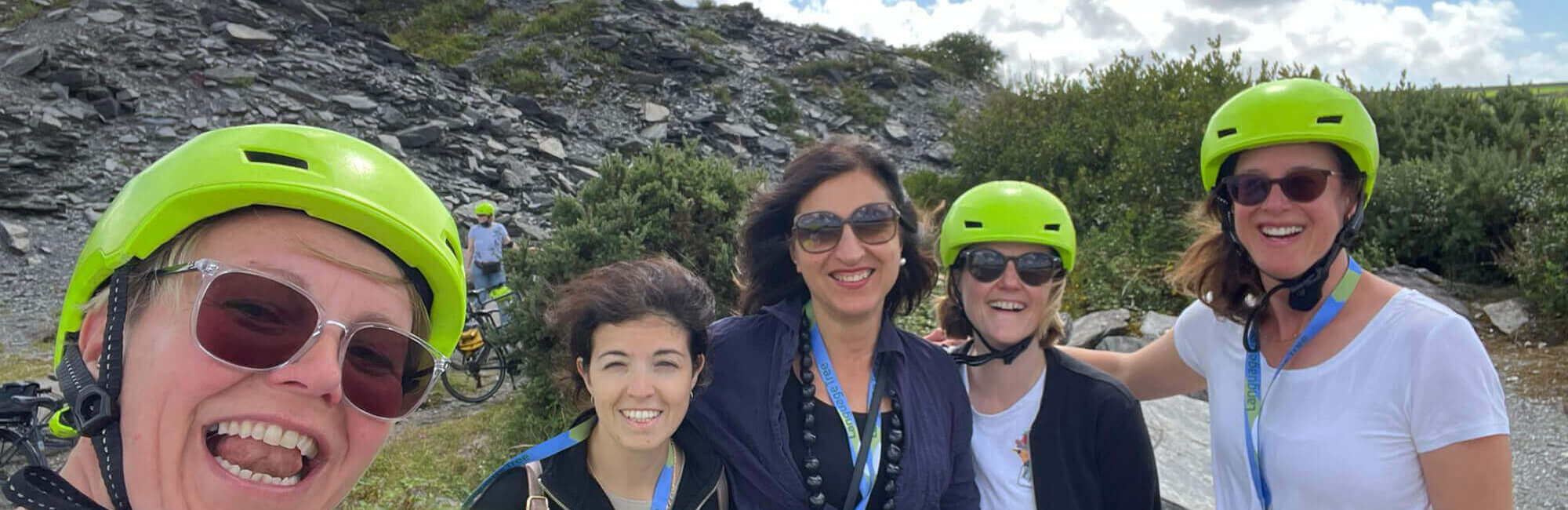 Adult students on the Camel Trail