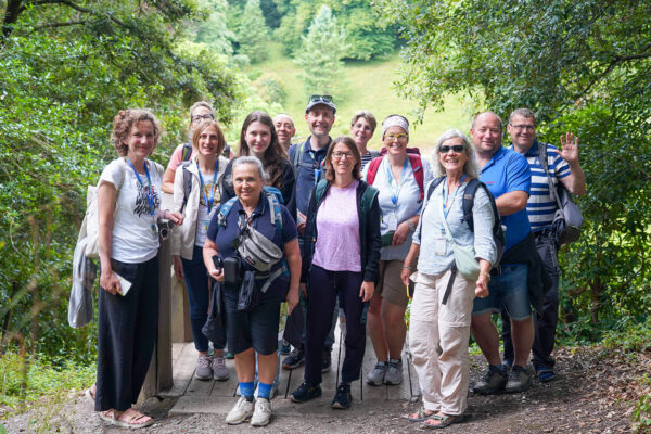 Adult Language Tree group at Glendurgan Gardens