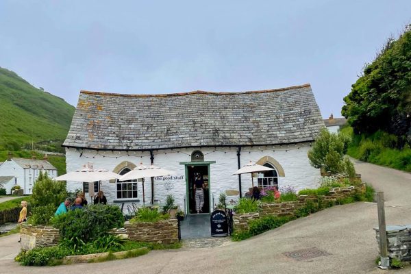 A quaint cafe in Boscastle.