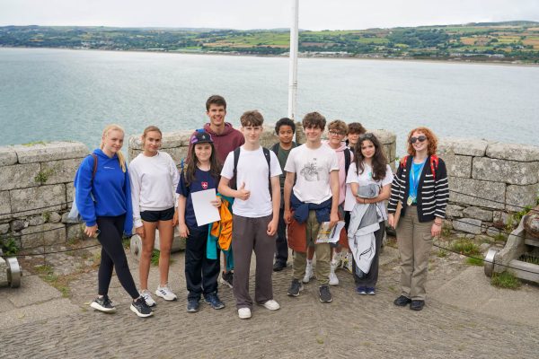 Language Tree staff and students at St Michael's Mount.