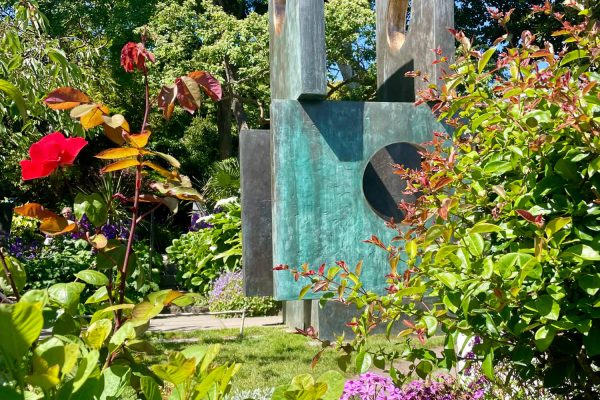 Beautiful sculptures at Barbara Hepworth's sculpture garden