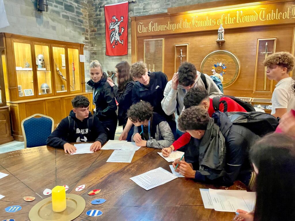 Junior Summer School group at King Arthur's Halls