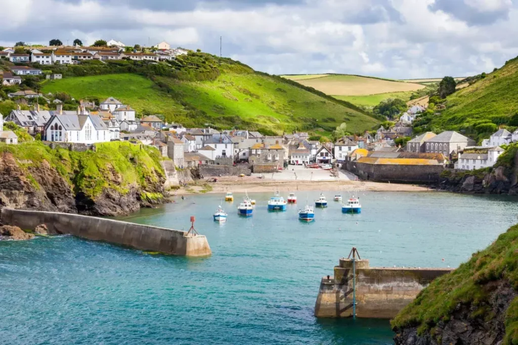 The scenic harbour of Port Isaac.