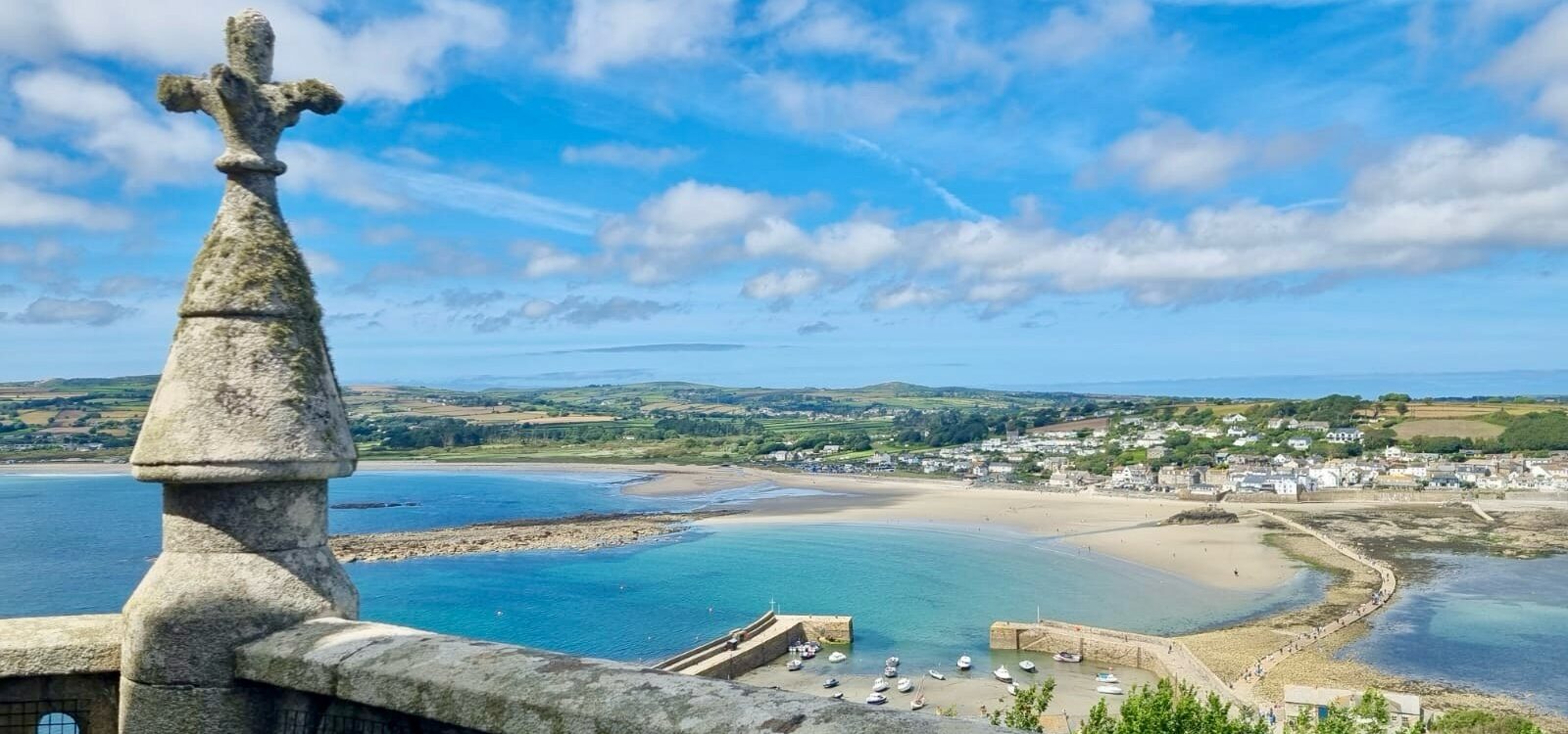Beautiful view from St Michael's Mount, Cornwall